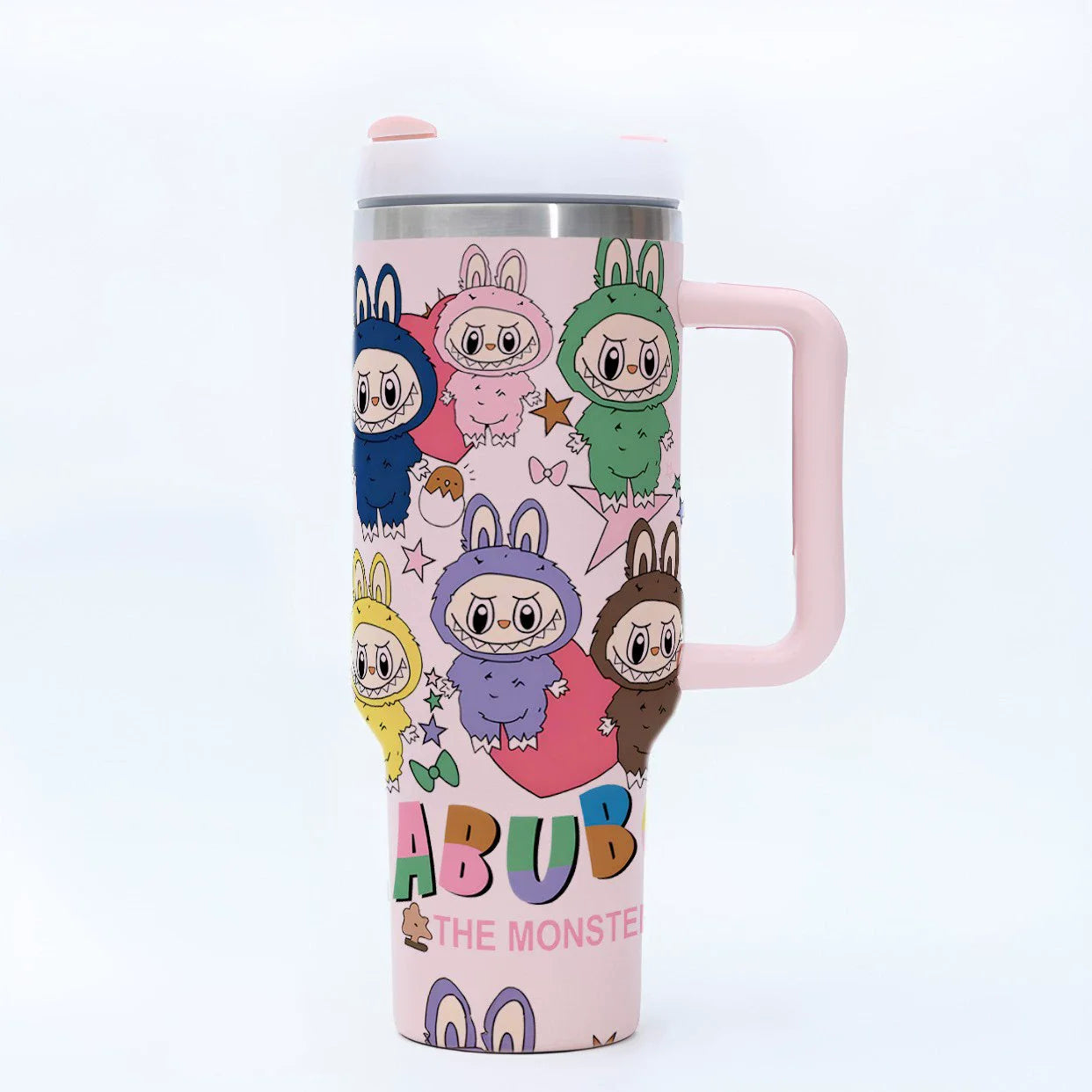 40oz Premium Stainless Steel Tumbler with Straw & Lid (Handgrip Design – BPA-Free)