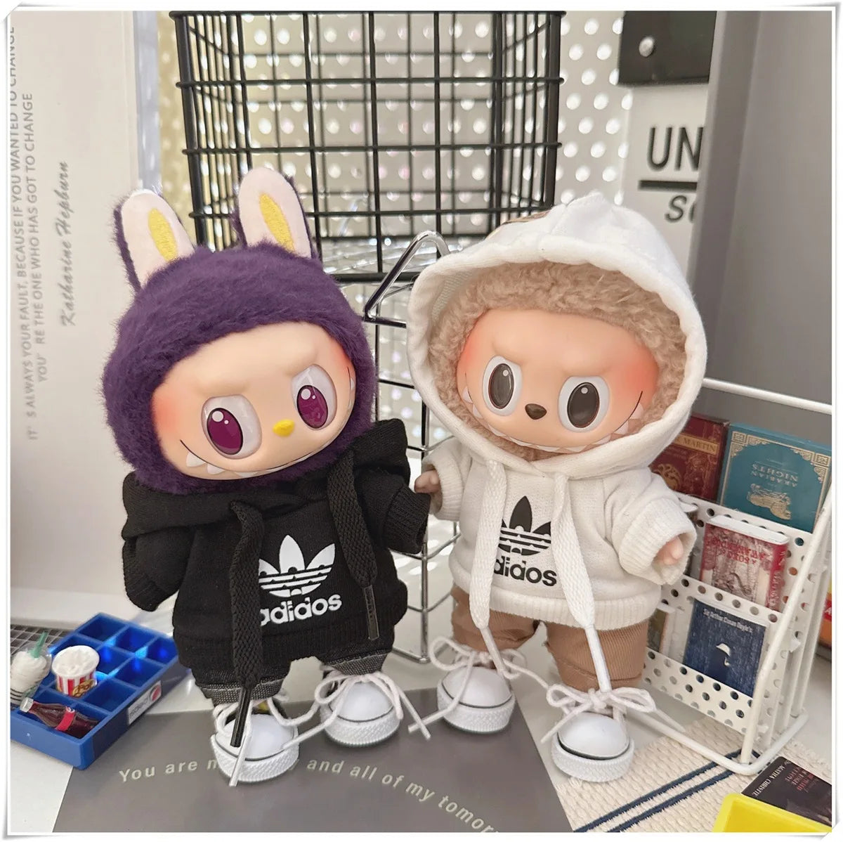 Trendy Hoodie & Pants Set for 15–17cm Dolls