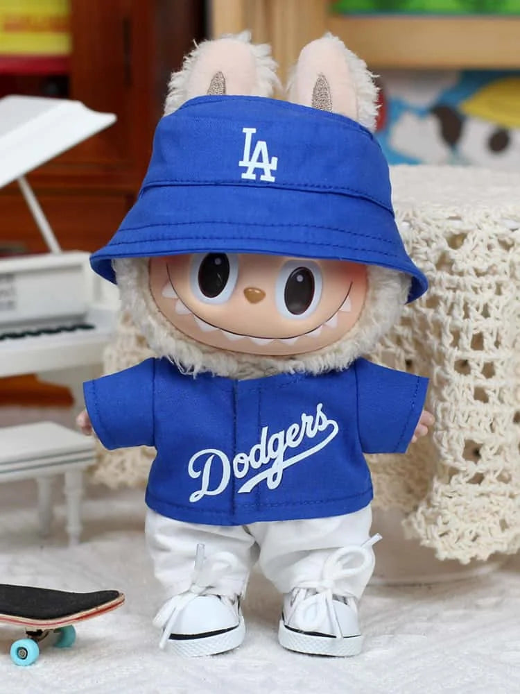 Athletic Fashion Pack for Labubu Dolls (Baseball Jacket Style)