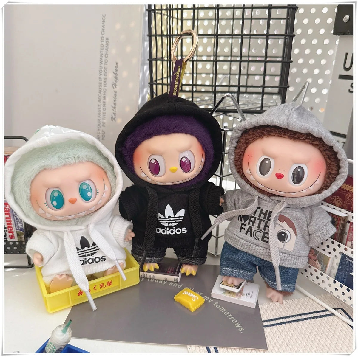 Trendy Hoodie & Pants Set for 15–17cm Dolls