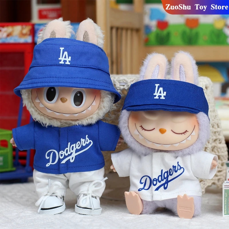 Athletic Fashion Pack for Labubu Dolls (Baseball Jacket Style)