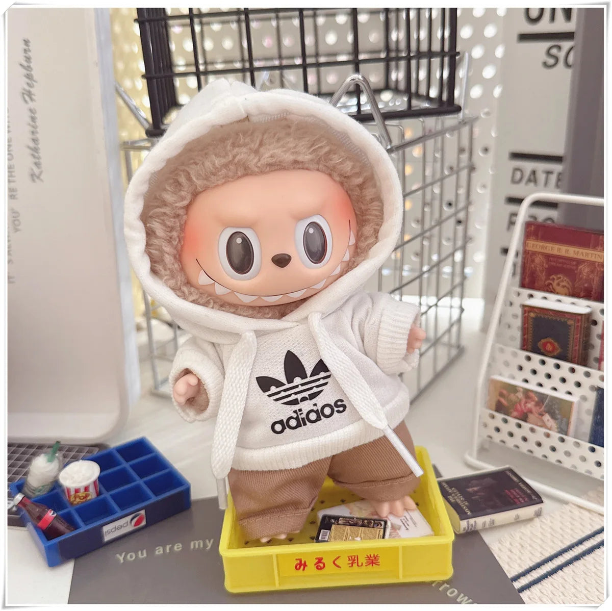 Trendy Hoodie & Pants Set for 15–17cm Dolls