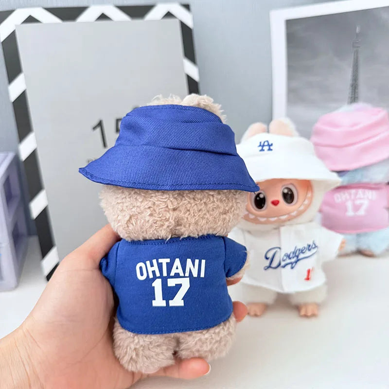 Athletic Fashion Pack for Labubu Dolls (Baseball Jacket Style)