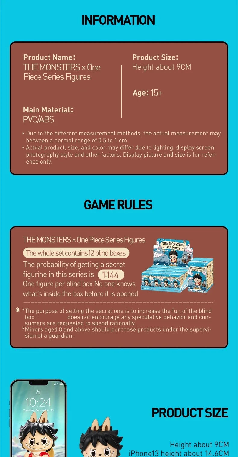 THE MONSTERS × One Piece – Official Blind Box Mystery Figure