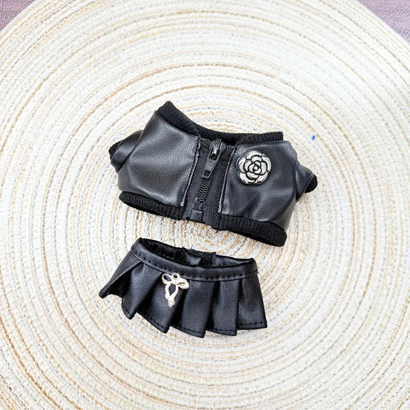 Lu³ – Plush Doll Outfit: Leather Party Set (Cool + Sweet Edition)