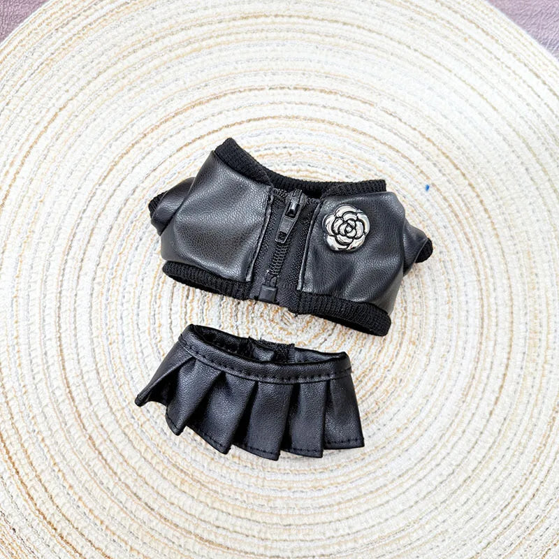 Lu³ – Plush Doll Outfit: Leather Party Set (Cool + Sweet Edition)