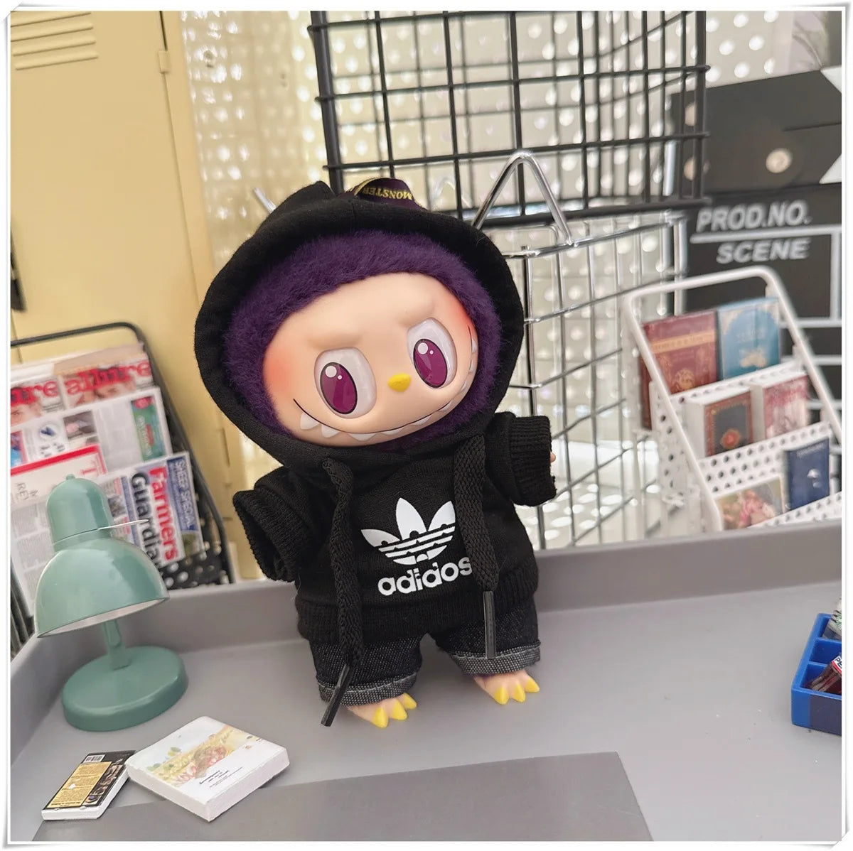 Trendy Hoodie & Pants Set for 15–17cm Dolls