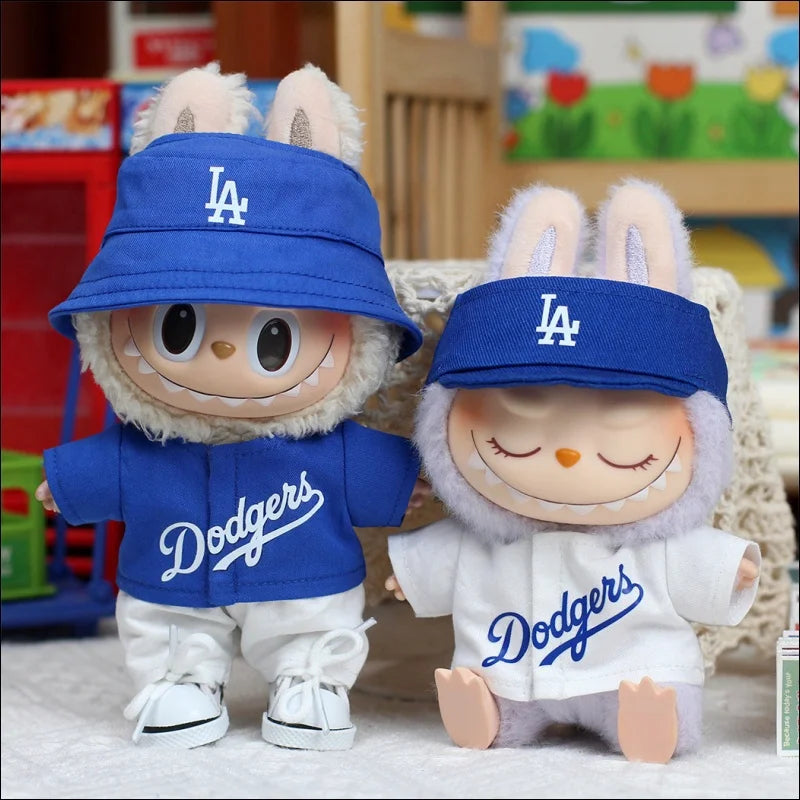 Athletic Fashion Pack for Labubu Dolls (Baseball Jacket Style)