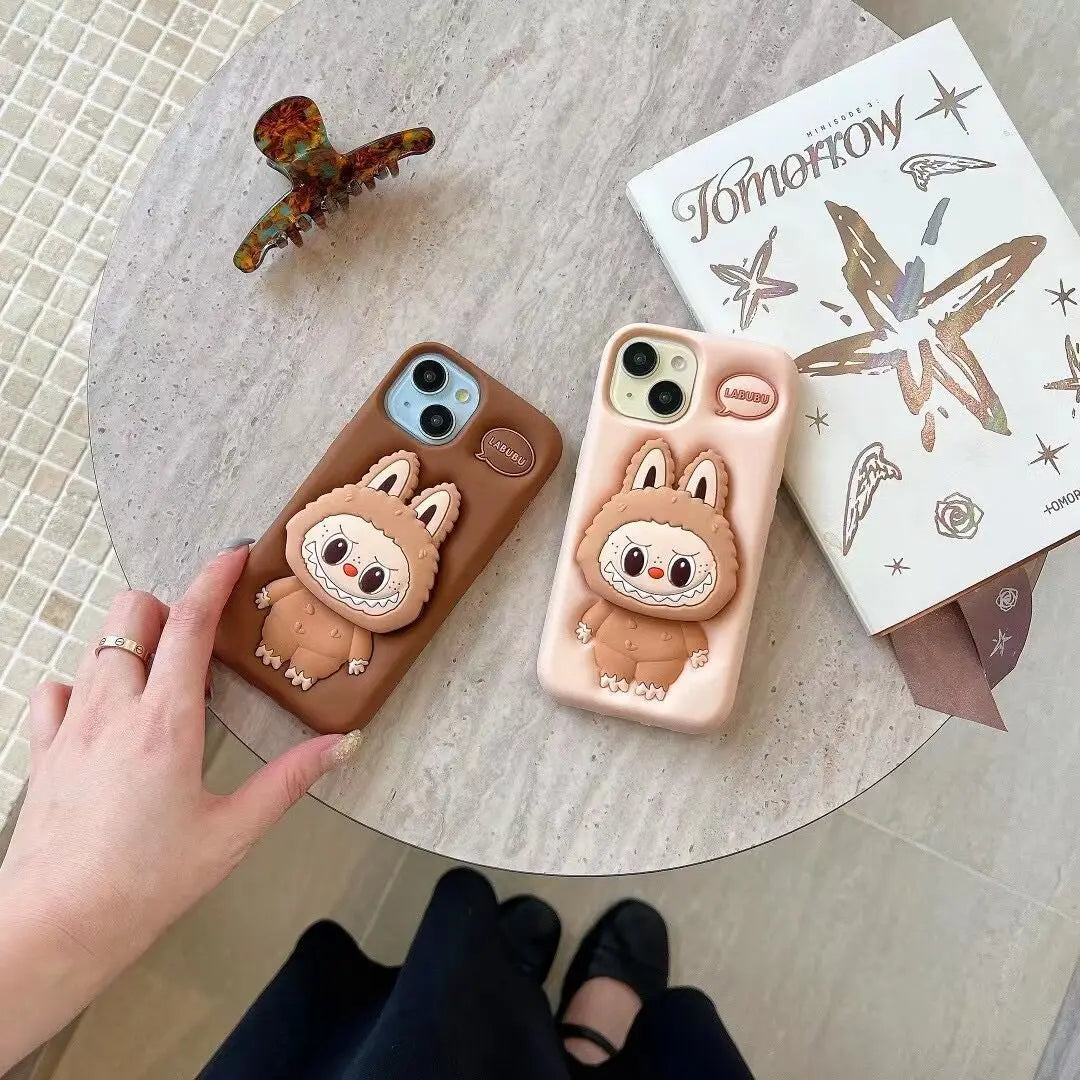 Cute Monster Doll iPhone Case – Shockproof Cover