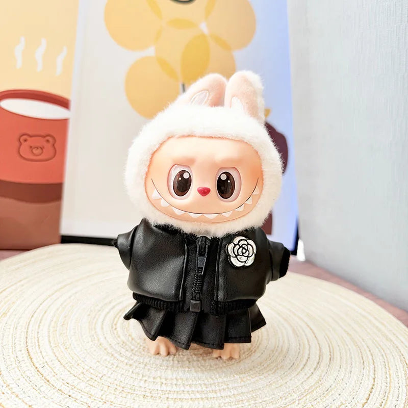 Lu³ – Plush Doll Outfit: Leather Party Set (Cool + Sweet Edition)