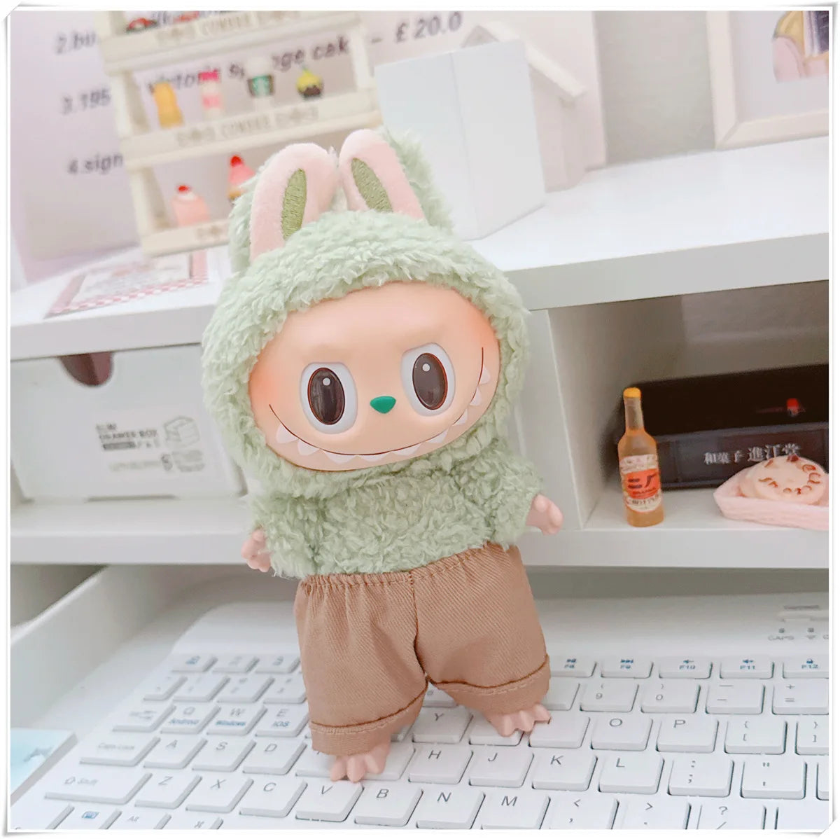 Trendy Hoodie & Pants Set for 15–17cm Dolls