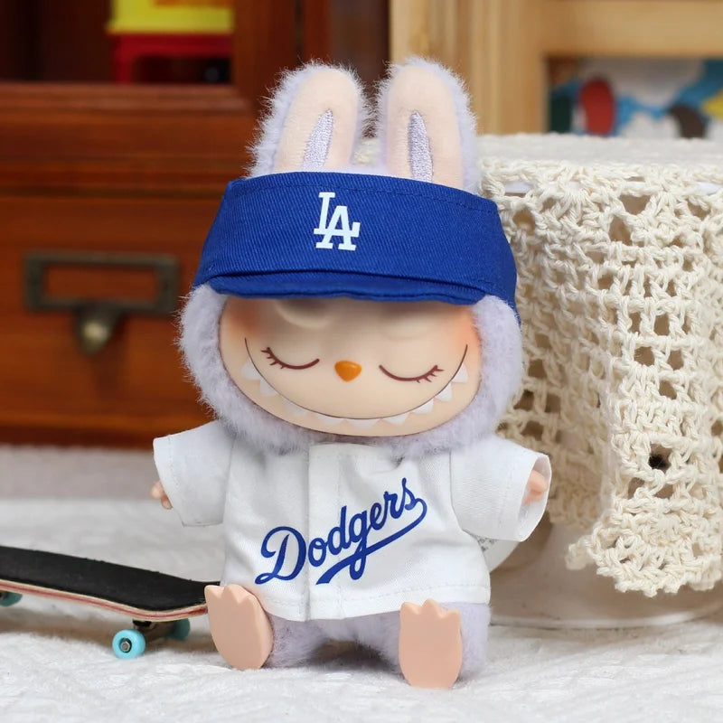 Athletic Fashion Pack for Labubu Dolls (Baseball Jacket Style)