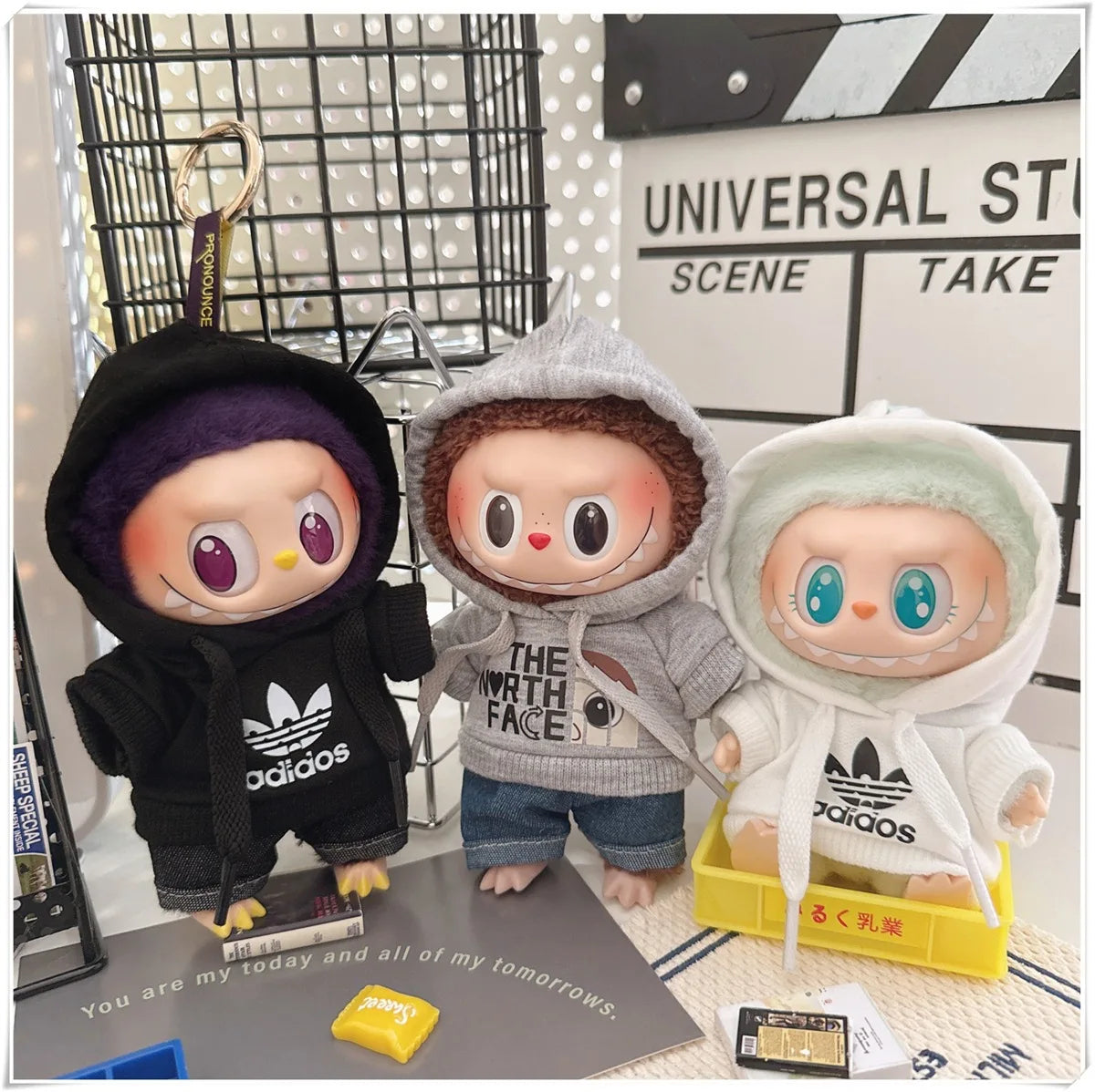 Trendy Hoodie & Pants Set for 15–17cm Dolls