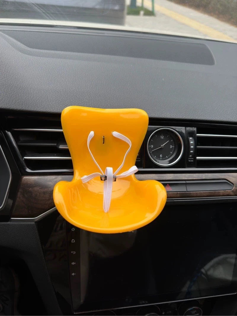 Plush Car Safety Seat for Dolls (Fits Up to 18cm – Kawaii Aromatherapy Style)