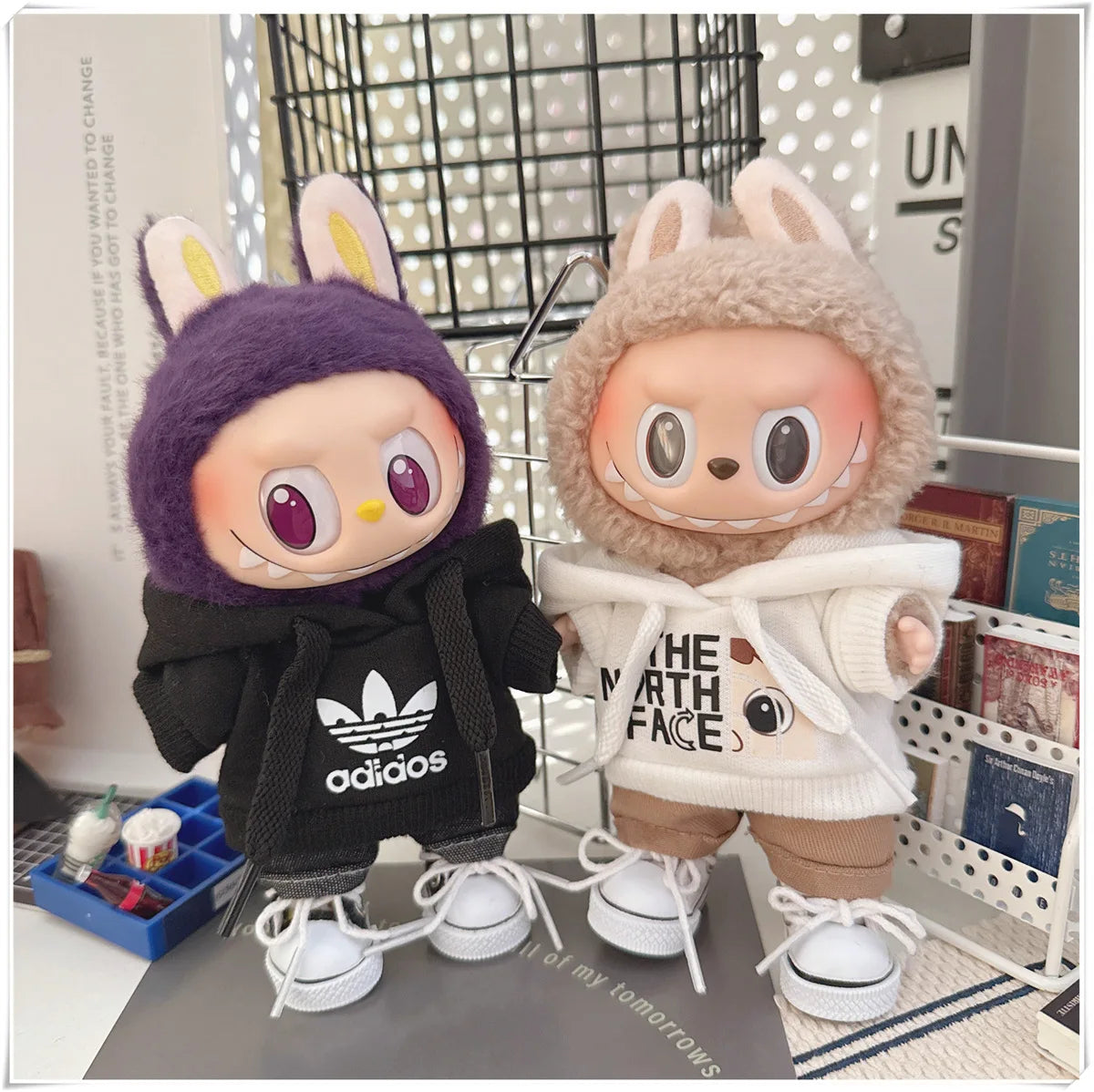 Trendy Hoodie & Pants Set for 15–17cm Dolls