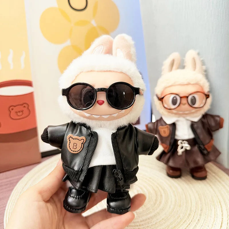 Lu³ – Plush Doll Outfit: Leather Party Set (Cool + Sweet Edition)