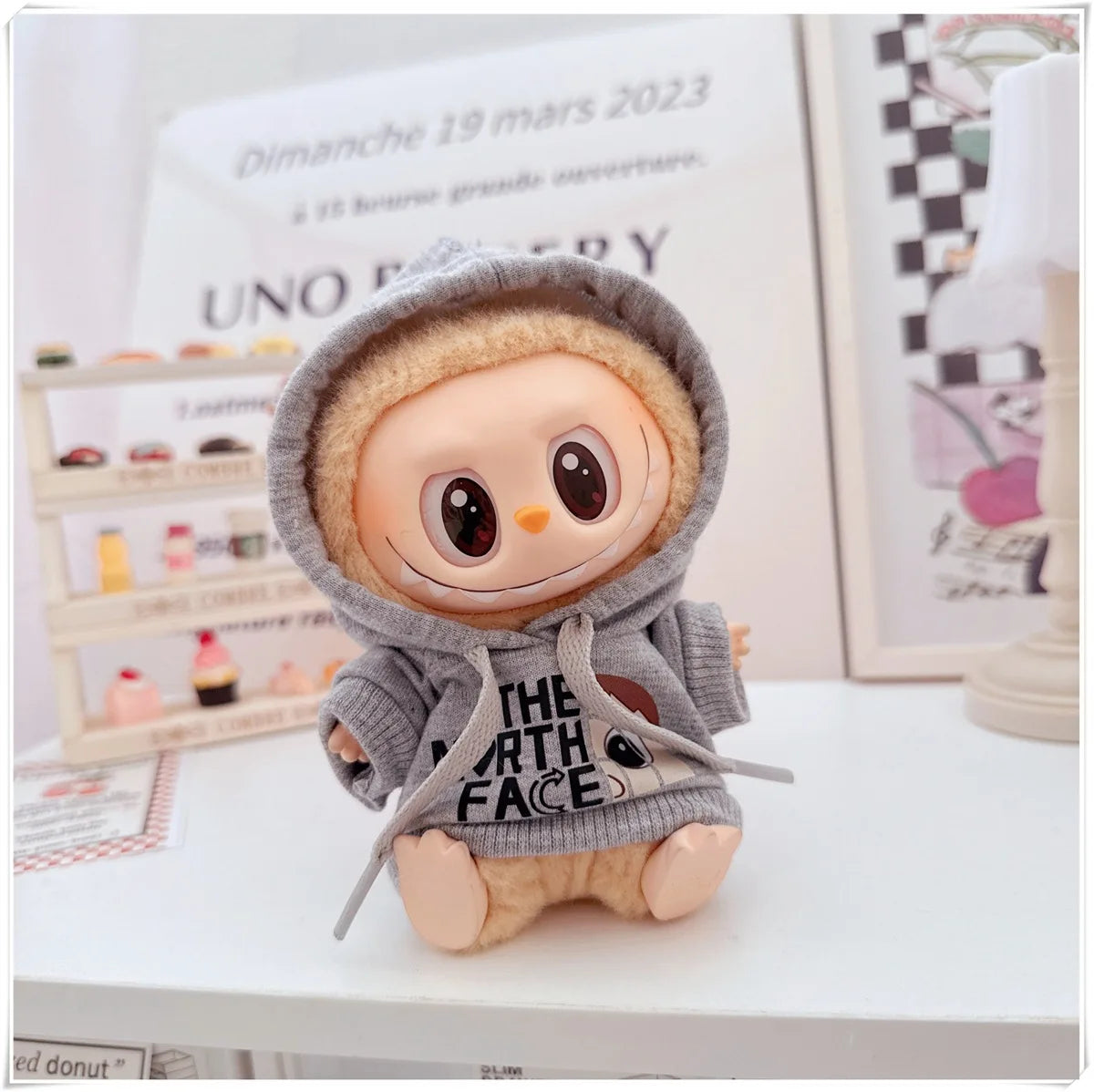Trendy Hoodie & Pants Set for 15–17cm Dolls