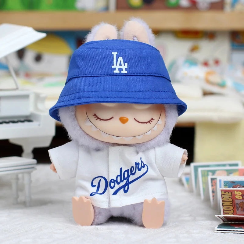 Athletic Fashion Pack for Labubu Dolls (Baseball Jacket Style)