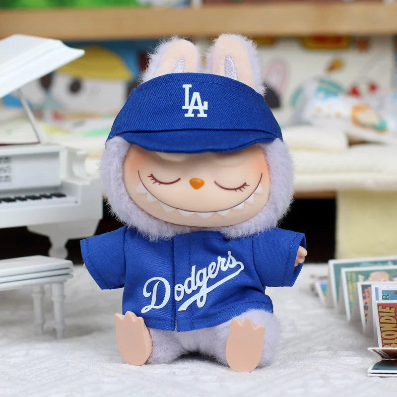 Athletic Fashion Pack for Labubu Dolls (Baseball Jacket Style)