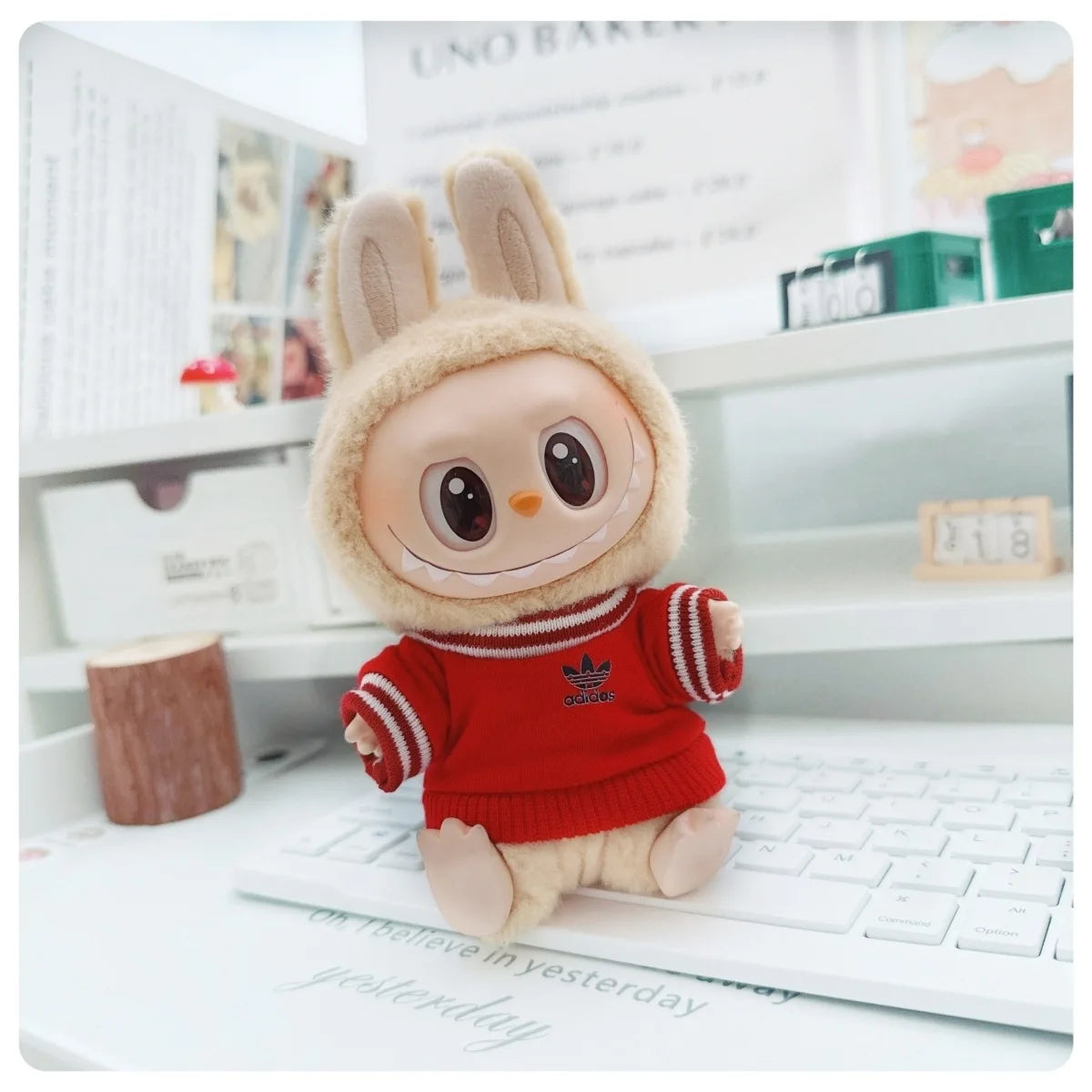 Trendy Hoodie & Pants Set for 15–17cm Dolls