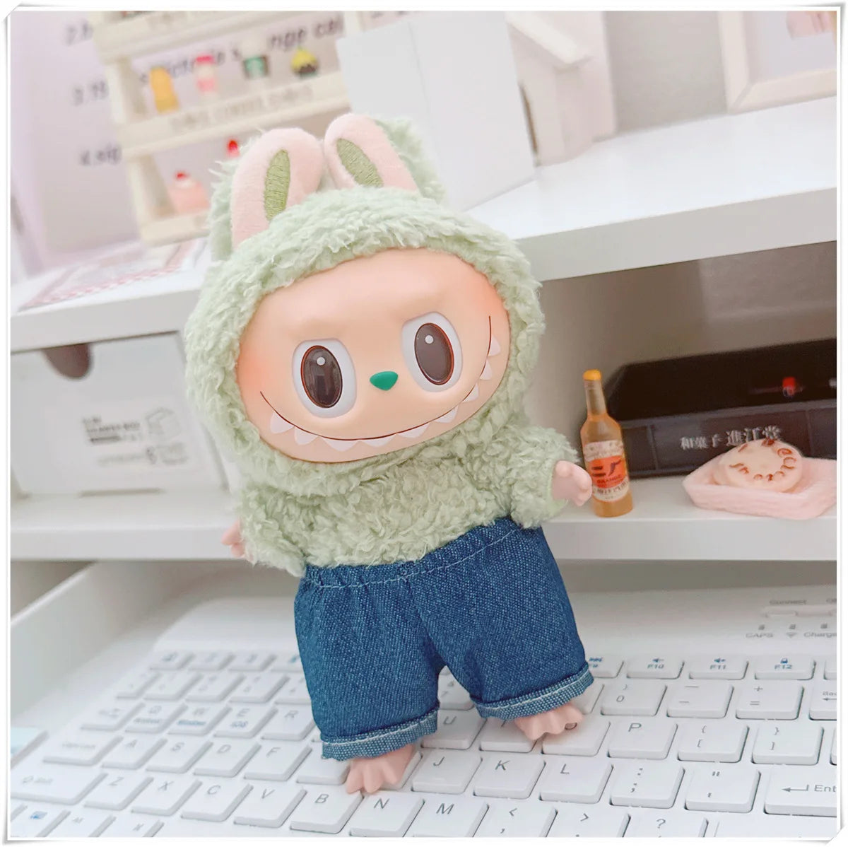 Trendy Hoodie & Pants Set for 15–17cm Dolls