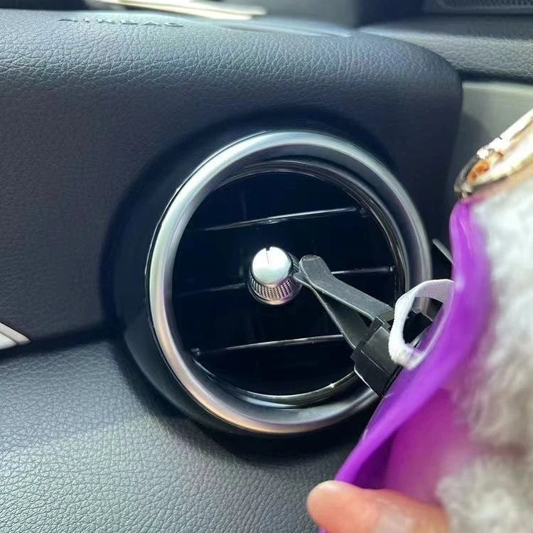 Plush Car Safety Seat for Dolls (Fits Up to 18cm – Kawaii Aromatherapy Style)