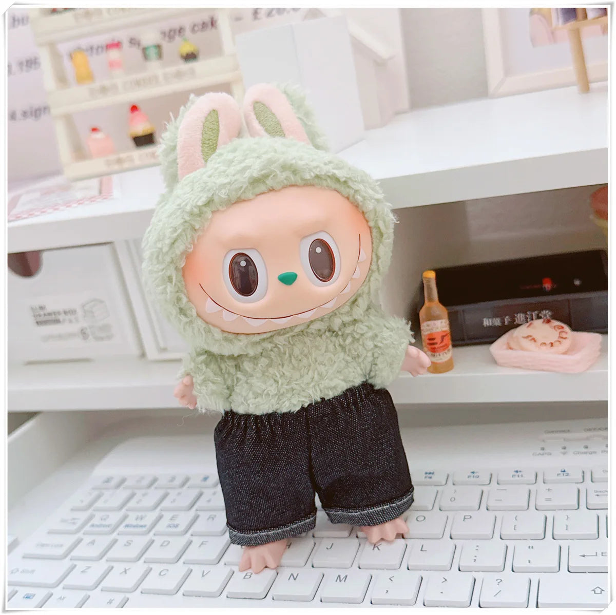 Trendy Hoodie & Pants Set for 15–17cm Dolls